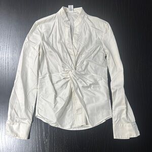 Diane Von Furstenberg Cream Blouse